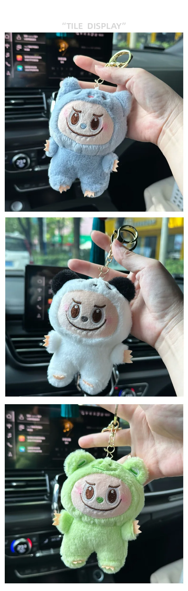 LABUBU New Monster Plush Key Chain Bag Decoration Accessories Plush Doll Bag Pendant Decoration Keychain Women Girls Gifts LABUBU New Monster Plush Key Chain Bag Decoration Accessories Plush Doll Bag Pendant Decoration Keychain Women Girls Gifts
