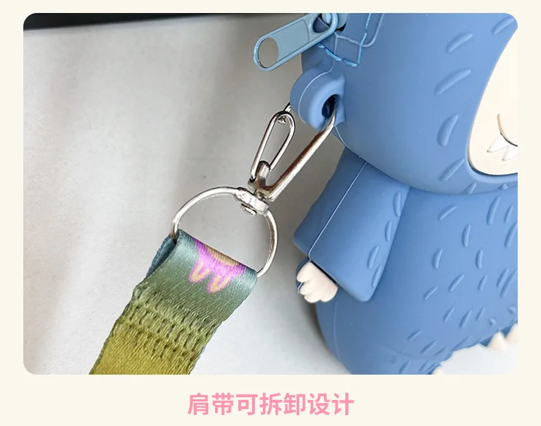 Labubu Cartoon Silicone Coin Purse Kids Crossbody Bag Cute Travel Accessories Birthday Gift for Children Outings Portable Storag Labubu Cartoon Silicone Coin Purse Kids Crossbody Bag Cute Travel Accessories Birthday Gift for Children Outings Portable Storag