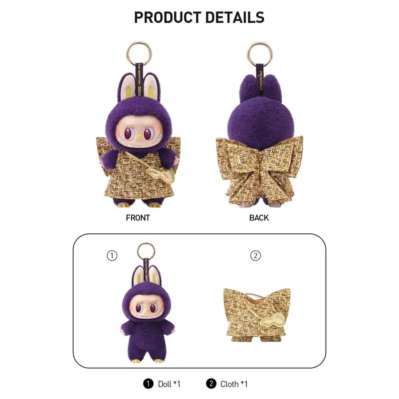 Popmart Labubu X Pronounce - Wings Of Fortune Vinyl Plush Hanging Cute Plush Festival Gift Cartoon Children'S Gift Purple Labubu Popmart Labubu X Pronounce - Wings Of Fortune Vinyl Plush Hanging Cute Plush Festival Gift Cartoon Children'S Gift Purple Labubu