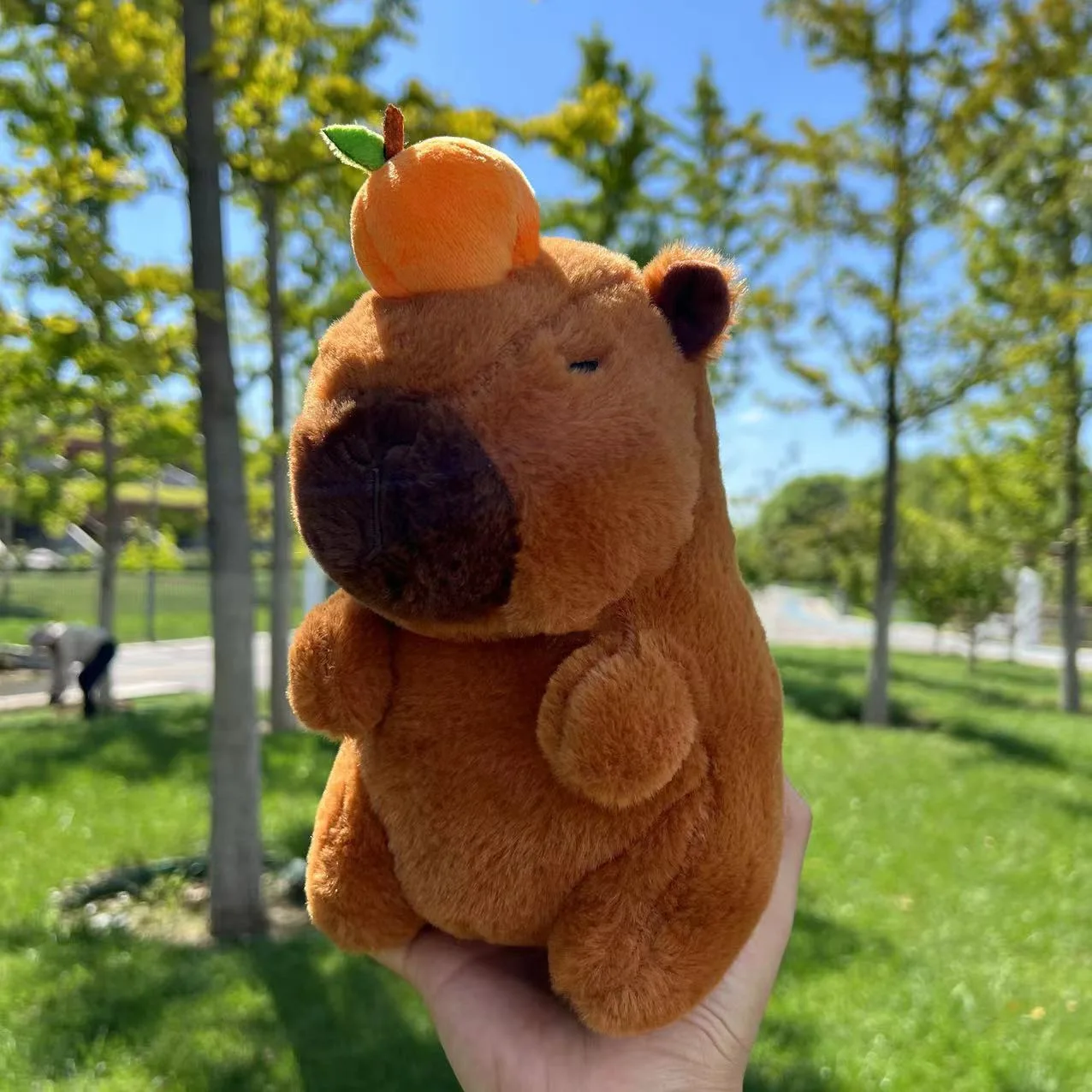 New 21cm Capybara Plush Toy Simulation Capibara Anime Fluffty Toy Cute Soft Stuffed Animals Doll Plush Christmas Gifts for Kids New 21cm Capybara Plush Toy Simulation Capibara Anime Fluffty Toy Cute Soft Stuffed Animals Doll Plush Christmas Gifts for Kids