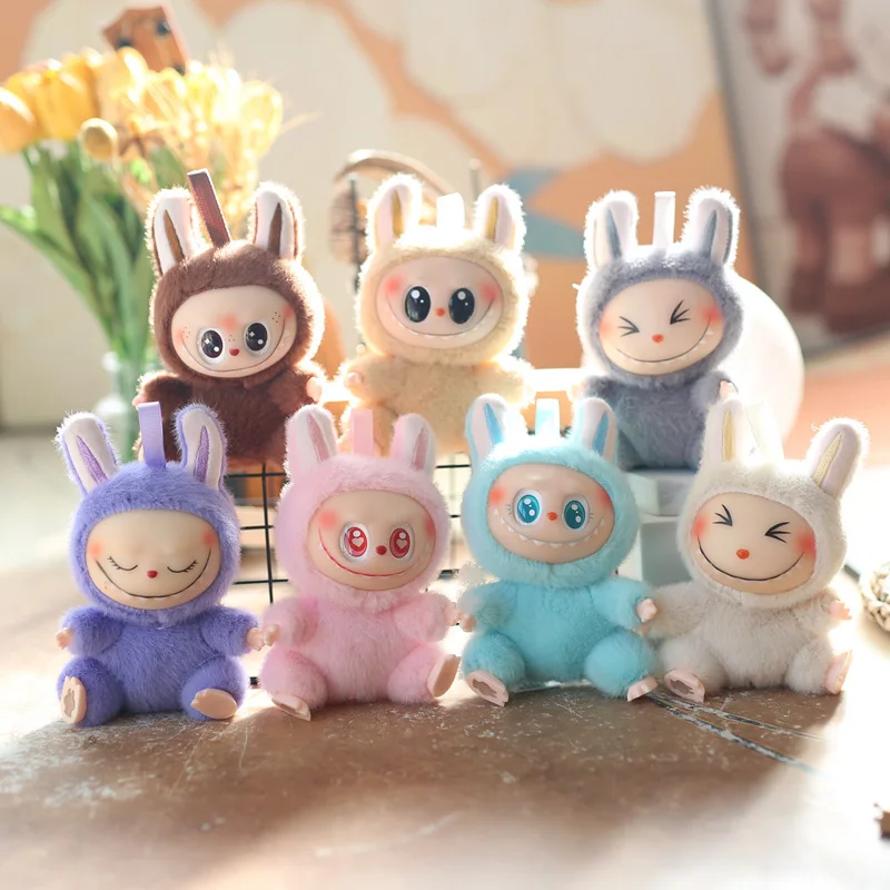 15cm The Monsters Labubu Vinyl Doll Plush Pendant Cute Desktop Ornament Decoration Plush Toy Backpack Pendant Girl Birthday Gift 15cm The Monsters Labubu Vinyl Doll Plush Pendant Cute Desktop Ornament Decoration Plush Toy Backpack Pendant Girl Birthday Gift