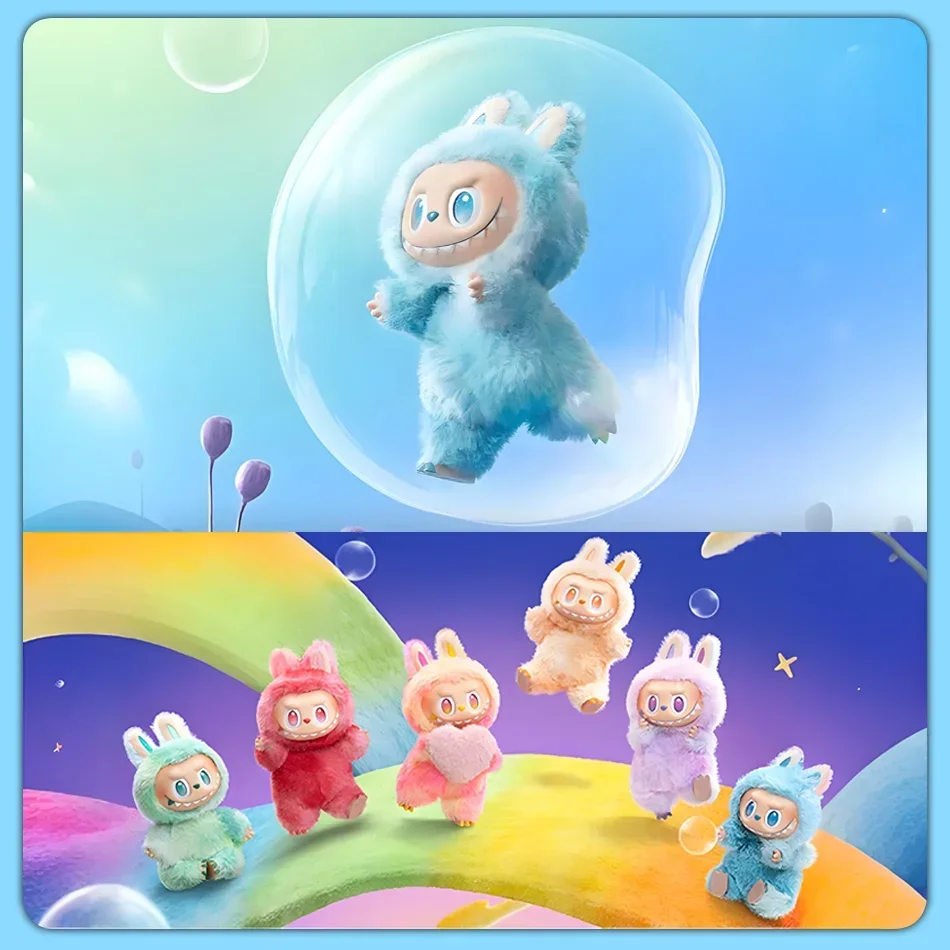For New The Monster Labubu 3V Blind Box Series PVC Labubu Macaron Pendant Doll Monster Keychain Birthday Holiday For Kids Gift For New The Monster Labubu 3V Blind Box Series PVC Labubu Macaron Pendant Doll Monster Keychain Birthday Holiday For Kids Gift
