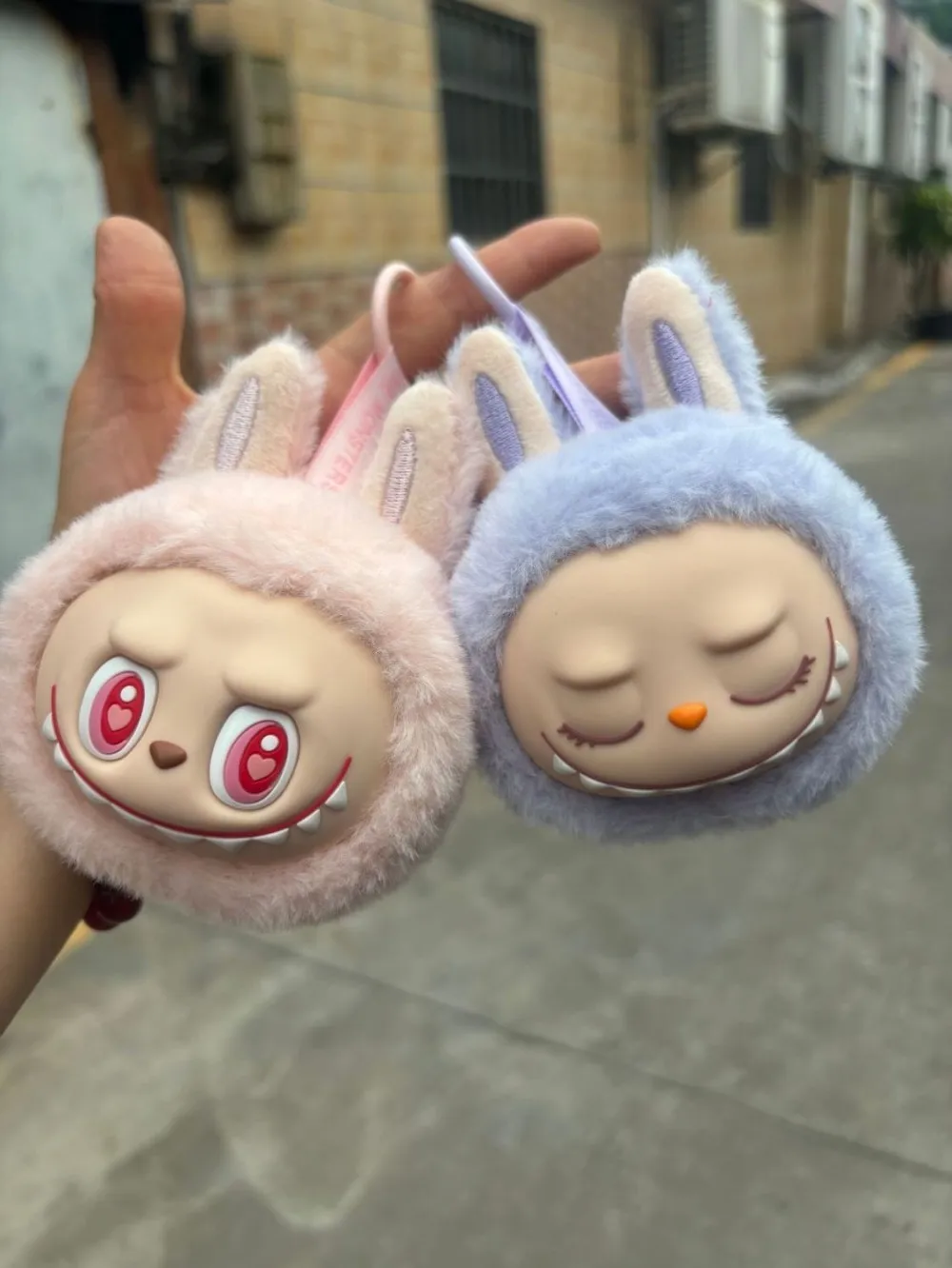 Labubu The Monsters Blind Box Toys Cardiac Macarone Mysterious Surprise Blind Bag Keychain Anime Figure Model Toy Christmas Gift