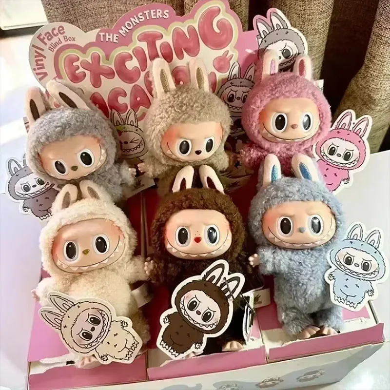 For Labubu Monster Collection Series Blind Box Teddy Vinyl Toy Animated Character Face Doll Mystery Surprise Keychain Kids Gift For Labubu Monster Collection Series Blind Box Teddy Vinyl Toy Animated Character Face Doll Mystery Surprise Keychain Kids Gift