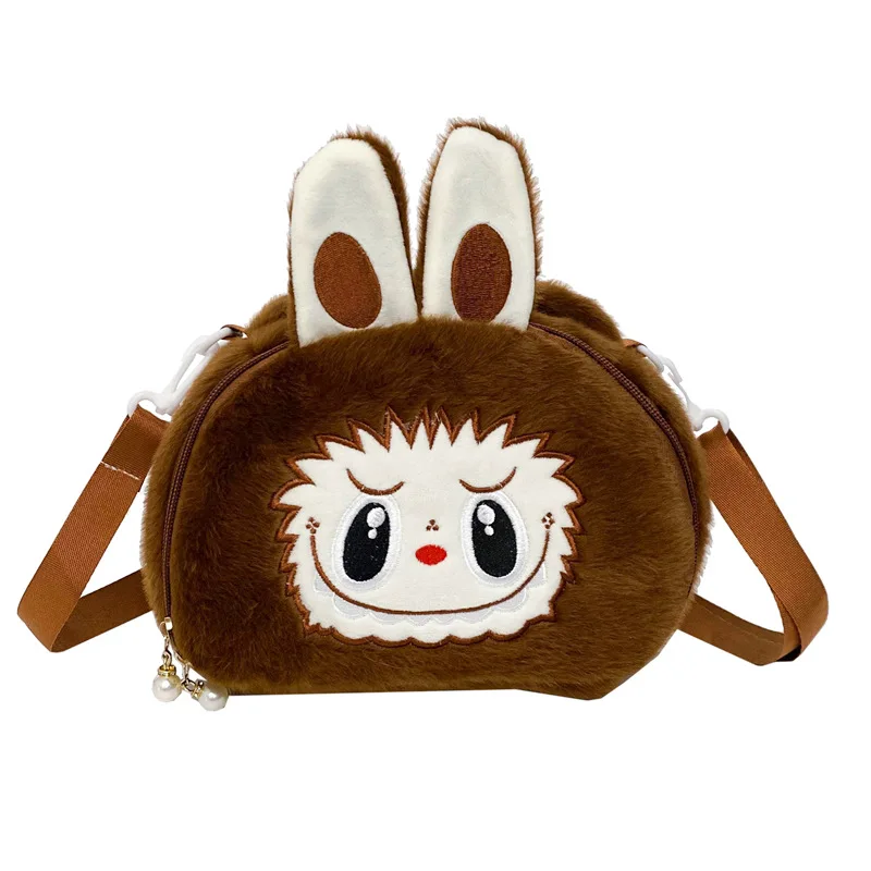 Labu Crossbody Bag Cartoon Backpack Doll Change Plush Bag Children'S Backpack Cartoon Bag Shoulder Bag Handbag Girl Gift Labu Crossbody Bag Cartoon Backpack Doll Change Plush Bag Children'S Backpack Cartoon Bag Shoulder Bag Handbag Girl Gift