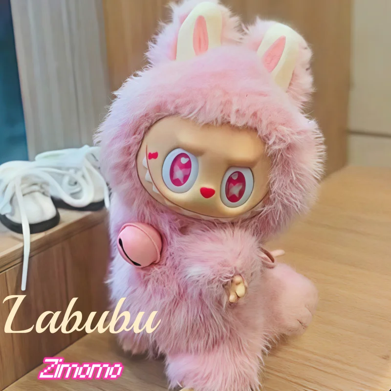 2025 Hot Selling Labubu Pink Luck Change Handmade Modification Cute Doll Replica Desktop Decoration Trendy Decor Holiday Gifts 2025 Hot Selling Labubu Pink Luck Change Handmade Modification Cute Doll Replica Desktop Decoration Trendy Decor Holiday Gifts