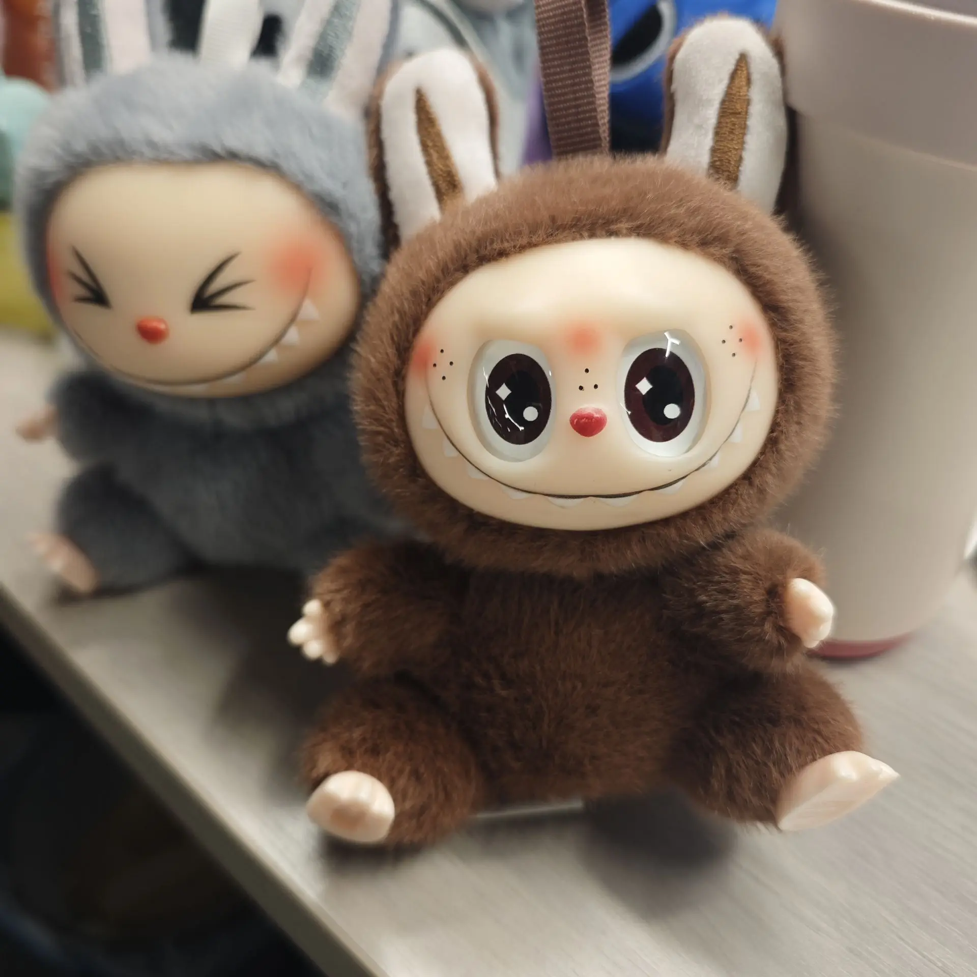 15cm The Monsters Labubu Vinyl Doll Plush Pendant Cute Desktop Ornament Decoration Plush Toy Backpack Pendant Girl Birthday Gift 15cm The Monsters Labubu Vinyl Doll Plush Pendant Cute Desktop Ornament Decoration Plush Toy Backpack Pendant Girl Birthday Gift