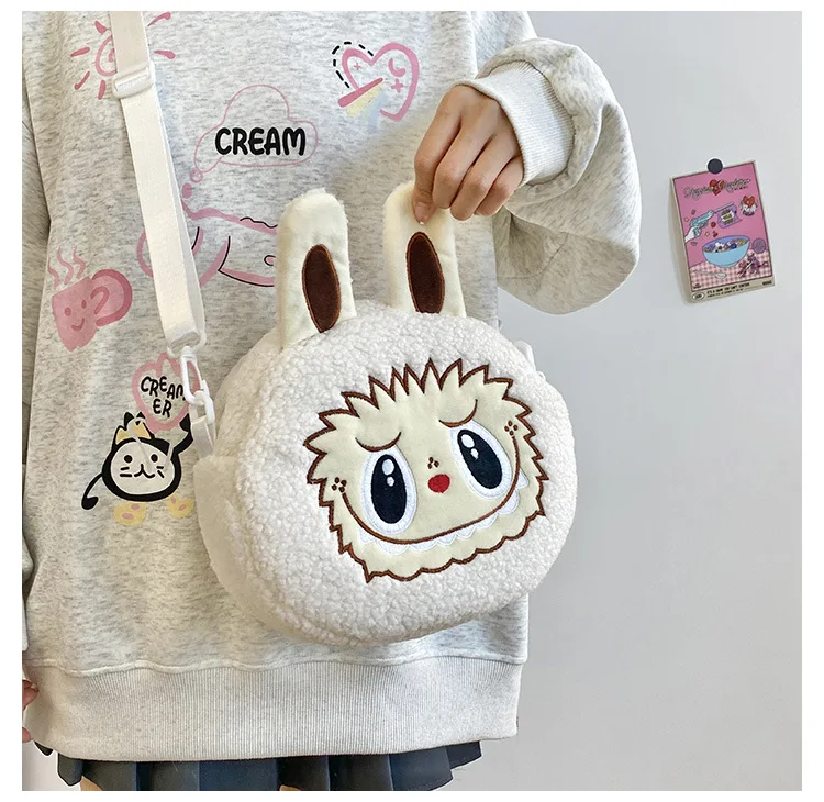 Labu Crossbody Bag Cartoon Backpack Doll Change Plush Bag Children'S Backpack Cartoon Bag Shoulder Bag Handbag Girl Gift Labu Crossbody Bag Cartoon Backpack Doll Change Plush Bag Children'S Backpack Cartoon Bag Shoulder Bag Handbag Girl Gift