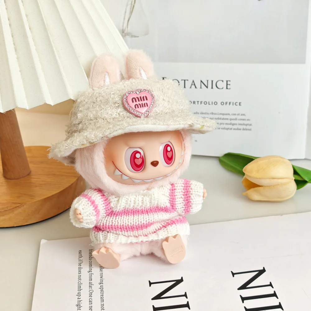 Only Labbubu Clothes Labubu Doll Accessories Kawaii Jewelry Cute Doll Ornament Christmas Gift Creative Labubu Keyring Kids Toys