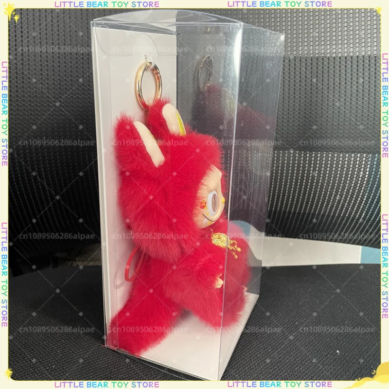 2025 Hot Selling Labubu Pink Luck Change Handmade Modification Cute Doll Replica Desktop Decoration Trendy Decor Holiday Gifts 2025 Hot Selling Labubu Pink Luck Change Handmade Modification Cute Doll Replica Desktop Decoration Trendy Decor Holiday Gifts