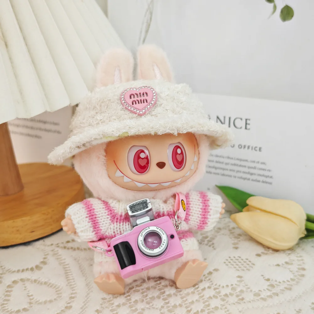 Only Labbubu Clothes Labubu Doll Accessories Kawaii Jewelry Cute Doll Ornament Christmas Gift Creative Labubu Keyring Kids Toys