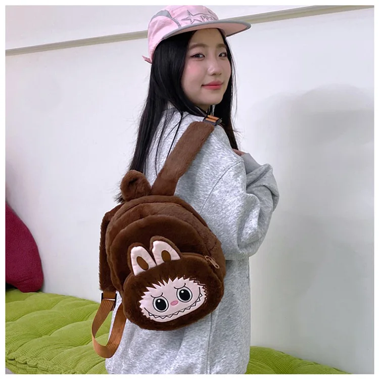 2024 Labubu Bakcpack for Girls Kids Cute Cartoon Plush Doll Bag Student Kawaii Backpack Outdoor Travel Bag 2024 Labubu Bakcpack for Girls Kids Cute Cartoon Plush Doll Bag Student Kawaii Backpack Outdoor Travel Bag