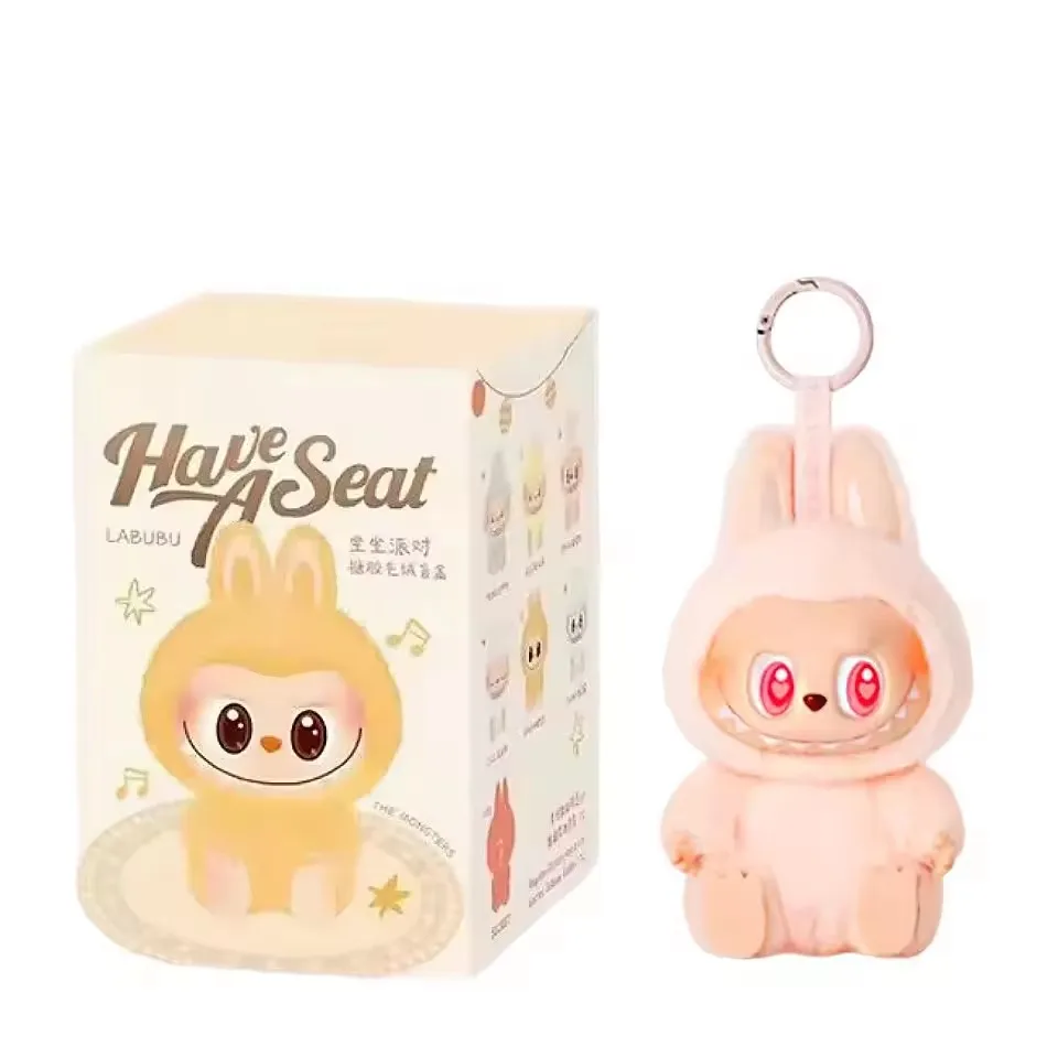 High Quality Macaron For Labubu V3 The Monsters Big Into Energy Series Blind Box Vinyl Plush Doll Pendant Gradient Color Gift