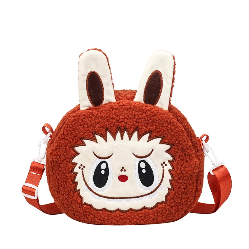 Labu Crossbody Bag Cartoon Backpack Doll Change Plush Bag Children'S Backpack Cartoon Bag Shoulder Bag Handbag Girl Gift Labu Crossbody Bag Cartoon Backpack Doll Change Plush Bag Children'S Backpack Cartoon Bag Shoulder Bag Handbag Girl Gift