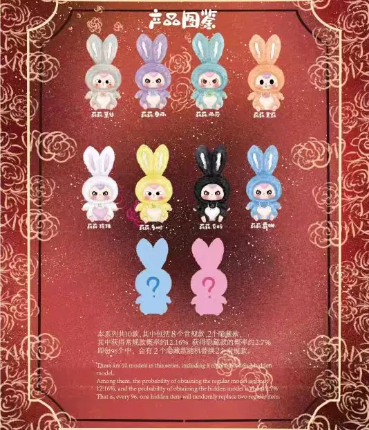 Baby Three Lily Rabbit Town Series 1:1 Replica Version Kawaii Mystery Blind Box Desktop Ornament Exquisite Doll Pendant Toy Gift Baby Three Lily Rabbit Town Series 1:1 Replica Version Kawaii Mystery Blind Box Desktop Ornament Exquisite Doll Pendant Toy Gift