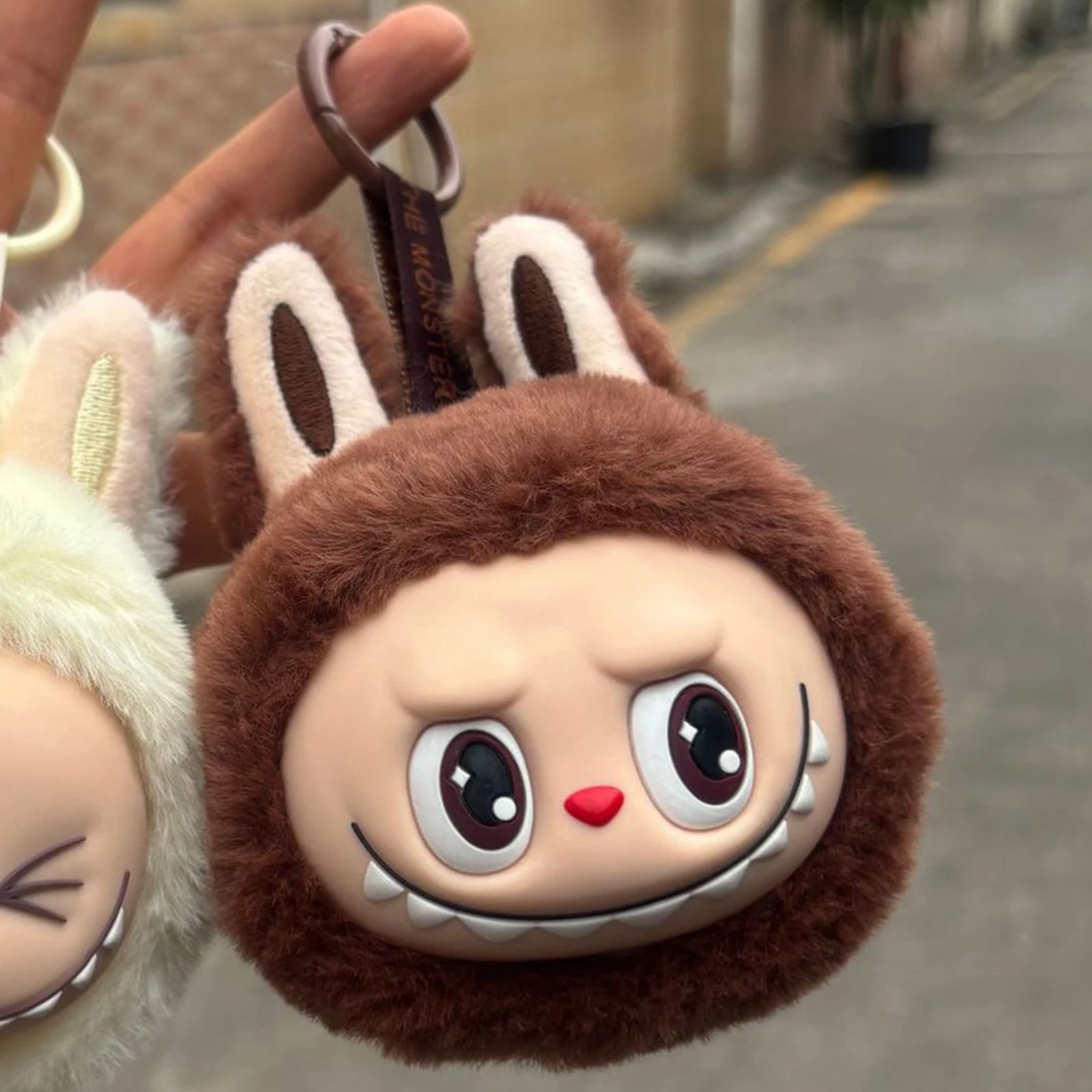 Labubu 2nd Generation Series Multi Color Cute Doll Head Plush Toy Backpack Pendant Keychain Anime Peripheral Mysterious Box Gift