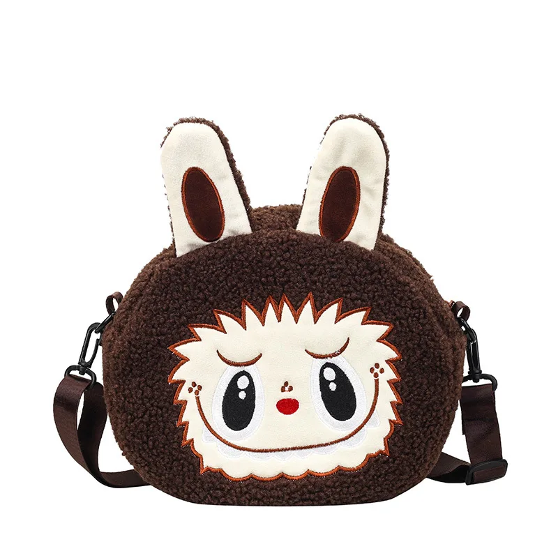Labu Crossbody Bag Cartoon Backpack Doll Change Plush Bag Children'S Backpack Cartoon Bag Shoulder Bag Handbag Girl Gift Labu Crossbody Bag Cartoon Backpack Doll Change Plush Bag Children'S Backpack Cartoon Bag Shoulder Bag Handbag Girl Gift