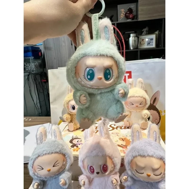 Labubu Authentic Sitting Banquet Vinyl Face 2.0 Series Pendant Doll Home Decoration Keychain Series Model Children's Toy Gift Labubu Authentic Sitting Banquet Vinyl Face 2.0 Series Pendant Doll Home Decoration Keychain Series Model Children's Toy Gift