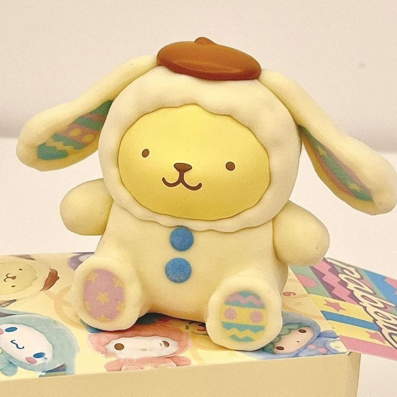 Sanrio Bunny series blind box Cinnamoroll Kuromi my melody hand-made desktop ornaments girl gift. toys