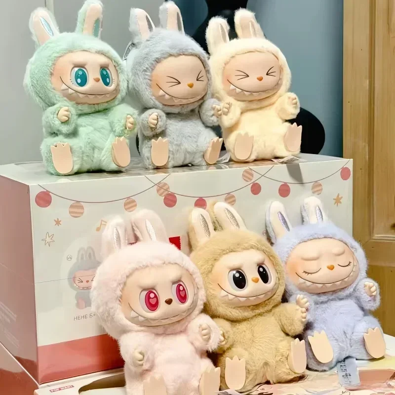 NEW sale Blind box Selling Labubu Pulley Cloth Handmade Sitting Party Vinyl Plush Doll Toy Decorative 1:1 Replica Christmas Gift NEW sale Blind box Selling Labubu Pulley Cloth Handmade Sitting Party Vinyl Plush Doll Toy Decorative 1:1 Replica Christmas Gift