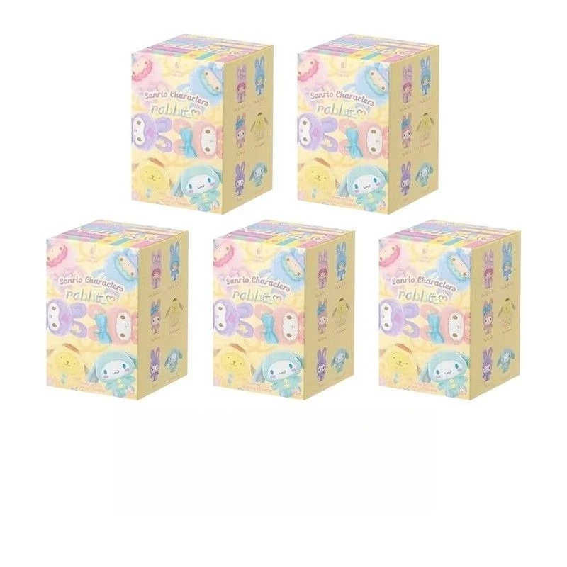 Sanrio Bunny series blind box Cinnamoroll Kuromi my melody hand-made desktop ornaments girl gift. toys