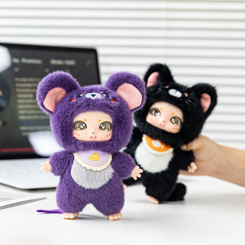 Cute Animals Vinyl Face Plush Toys Popular Stuffed Plush Rabbit, Cat, Bear, Mouse Toy Pendant Gift for Animal Enthusiasts Cute Animals Vinyl Face Plush Toys Popular Stuffed Plush Rabbit, Cat, Bear, Mouse Toy Pendant Gift for Animal Enthusiasts