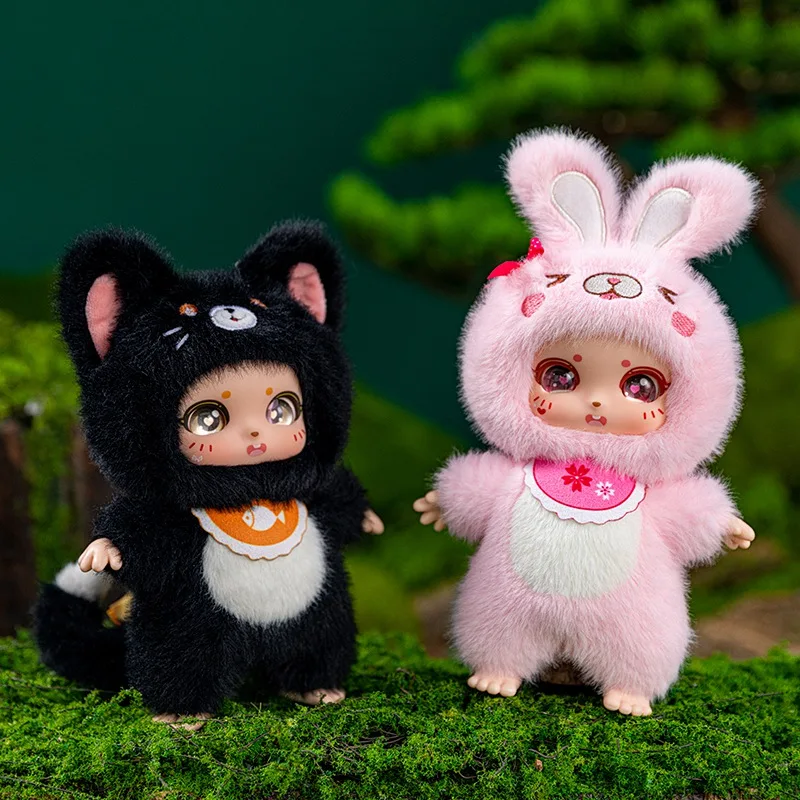 Cute Animals Vinyl Face Plush Toys Popular Stuffed Plush Rabbit, Cat, Bear, Mouse Toy Pendant Gift for Animal Enthusiasts Cute Animals Vinyl Face Plush Toys Popular Stuffed Plush Rabbit, Cat, Bear, Mouse Toy Pendant Gift for Animal Enthusiasts