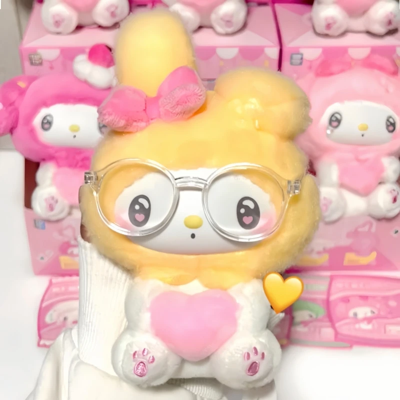 Genuine Sanrio My Melody 50th Anniversary Milk Candy Series Blind Box Vinyl Plush Doll Kawaii Bag Pendant Mystery Box Toy Gift