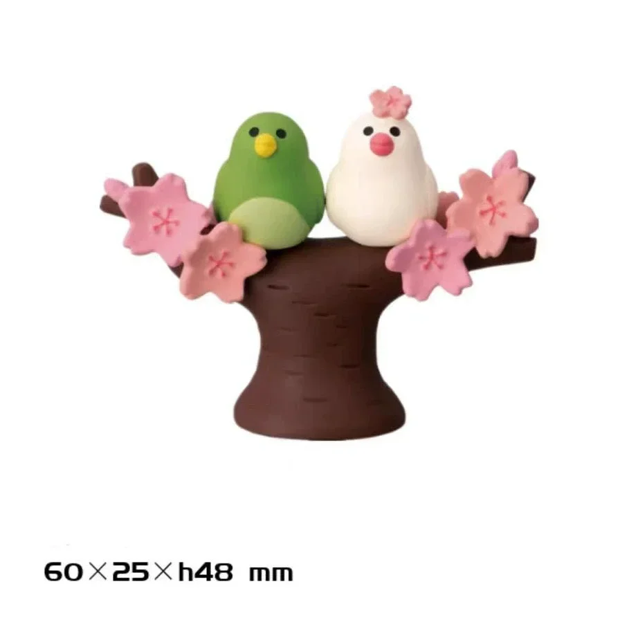 ZAKKA Japanese Style Cute Cat Flower Appreciation Cherry Blossom Matcha INS Trendy Toy DIY Resin Handicraft Small Ornaments