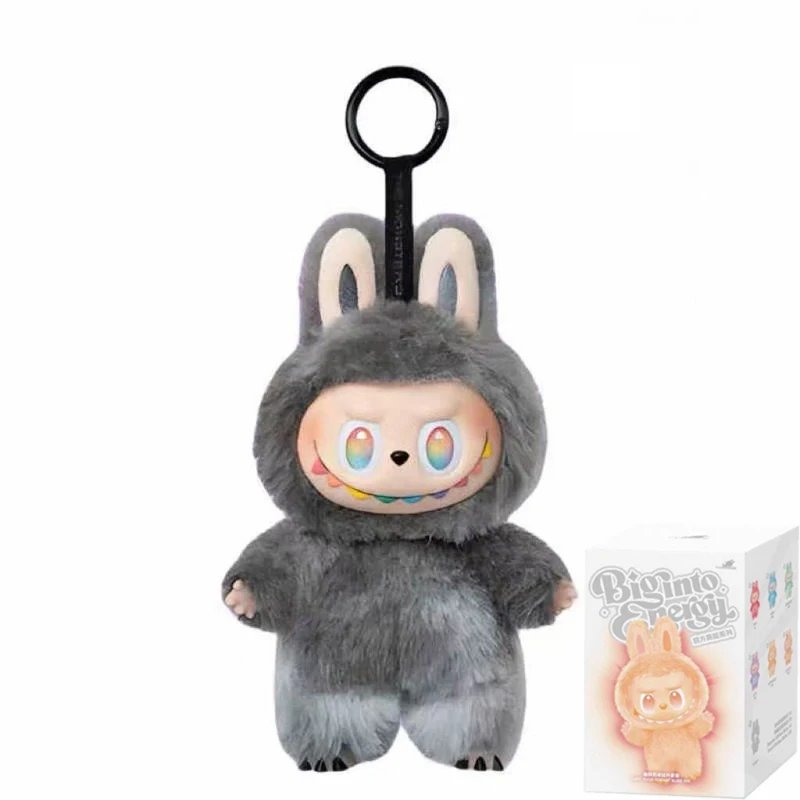 Miniso V2 LABU Monsters Heartbeat Macaron Enamel Face Cute Stuffed Pvc Figurine Tabletop Ornament Kawaii Toy Birthday For Kid