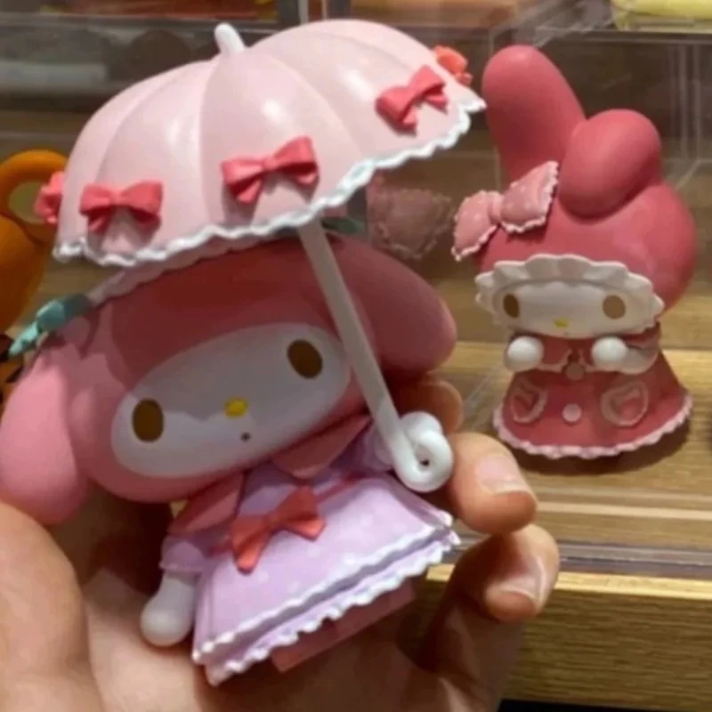 Sanrio Blind Box My Melody Pajama Party Kawaii Model Mystery Box Gift Cartoon Decoration Children's Toys