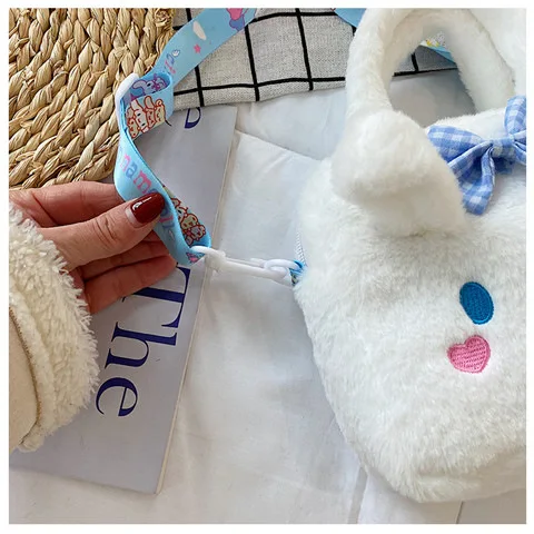 Kawaii Sanrio Plush Bag Kuromi Melody Cinnamoroll Cartoon Anime Handbag Crossbody Cosmetic Travel Storage Bags Women Girls Gifts Kawaii Sanrio Plush Bag Kuromi Melody Cinnamoroll Cartoon Anime Handbag Crossbody Cosmetic Travel Storage Bags Women Girls Gifts