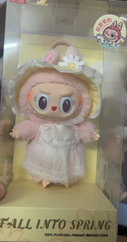 New Arrival Monster Labubu Zimomo Angel Creative Change Doll Diy Figure Vinyl Pendant Doll Model Toy Replica Birthday Xmas Gift