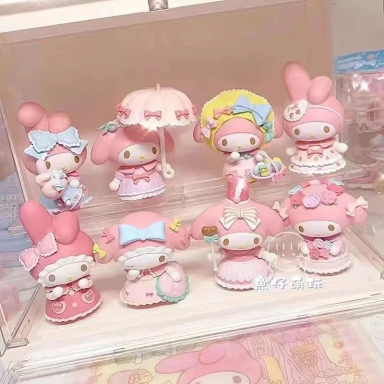 Sanrio Bunny series blind box Cinnamoroll Kuromi my melody hand-made desktop ornaments girl gift. toys