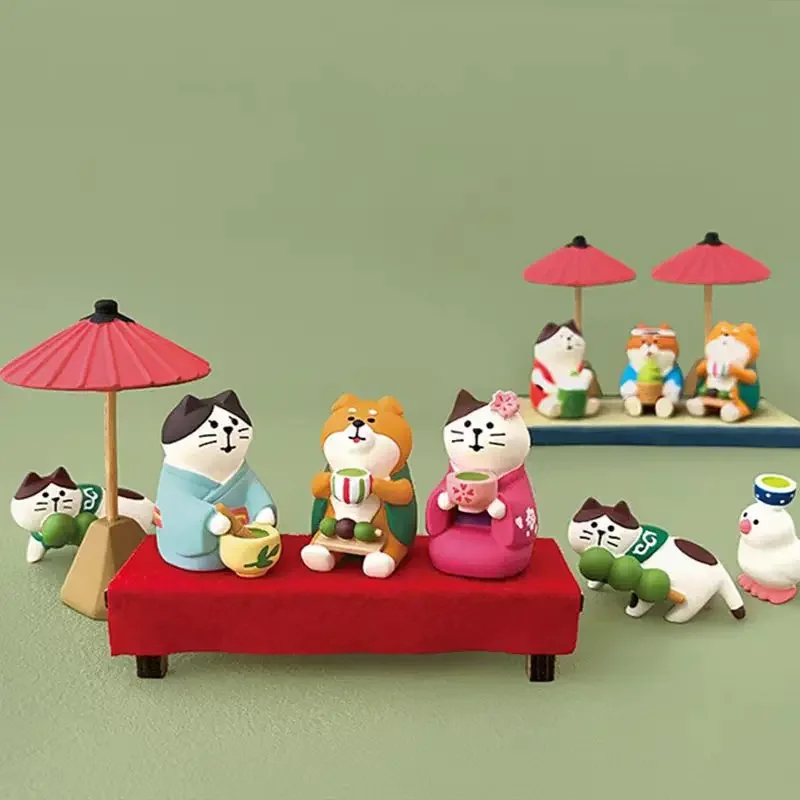 Japanese Tea Garden Leisure Scene Decoration ZAKKA Fashion Play Gift sushi Cat Toy DIY Resin Cute grain Craft Small Decoration Japanese Tea Garden Leisure Scene Decoration ZAKKA Fashion Play Gift sushi Cat Toy DIY Resin Cute grain Craft Small Decoration