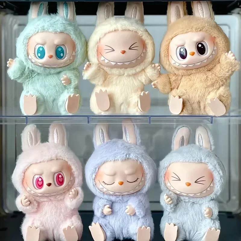 NEW sale Blind box Selling Labubu Pulley Cloth Handmade Sitting Party Vinyl Plush Doll Toy Decorative 1:1 Replica Christmas Gift NEW sale Blind box Selling Labubu Pulley Cloth Handmade Sitting Party Vinyl Plush Doll Toy Decorative 1:1 Replica Christmas Gift