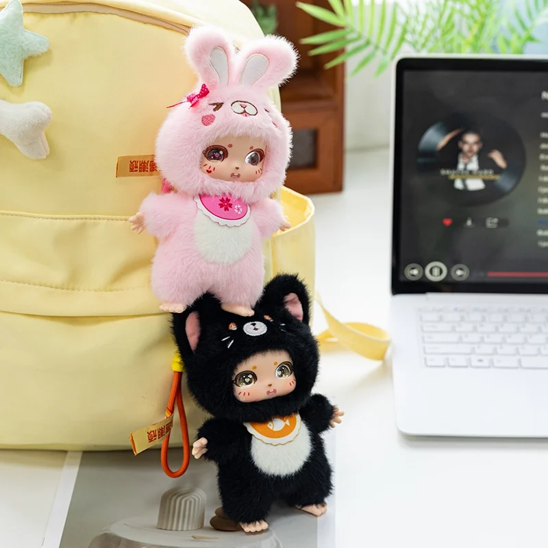 Cute Animals Vinyl Face Plush Toys Popular Stuffed Plush Rabbit, Cat, Bear, Mouse Toy Pendant Gift for Animal Enthusiasts Cute Animals Vinyl Face Plush Toys Popular Stuffed Plush Rabbit, Cat, Bear, Mouse Toy Pendant Gift for Animal Enthusiasts
