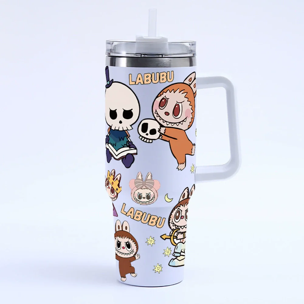 New 40OZ stainless steel drum type tibial drive insulated cup with straw and lid, large capacity car cup New 40OZ stainless steel drum type tibial drive insulated cup with straw and lid, large capacity car cup