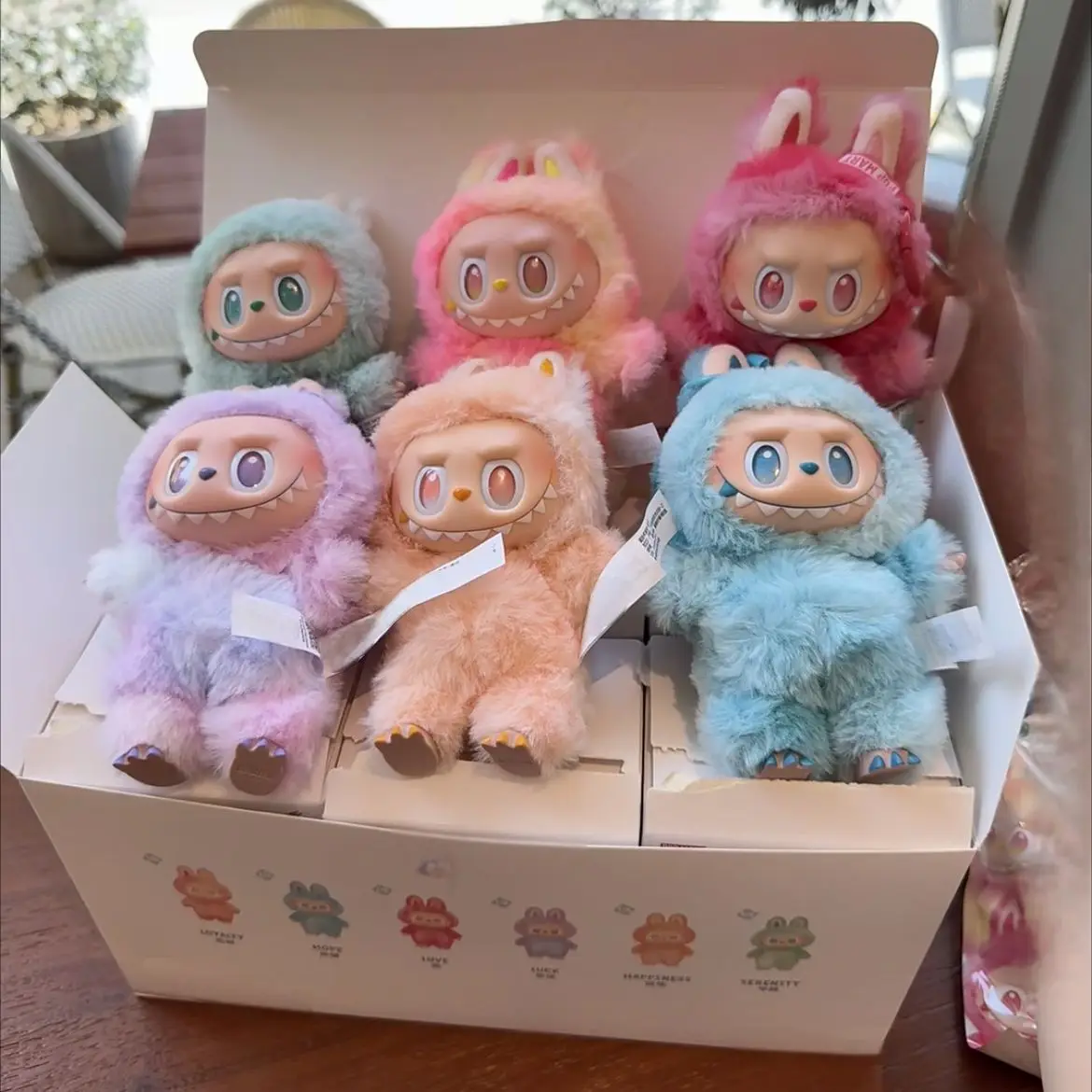 Hot-selling Labu cloth third-generation blind box series vinyl face plush tide play cute doll toy pendant Hot-selling Labu cloth third-generation blind box series vinyl face plush tide play cute doll toy pendant