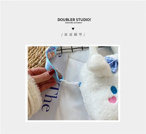 Kawaii Sanrio Plush Bag Kuromi Melody Cinnamoroll Cartoon Anime Handbag Crossbody Cosmetic Travel Storage Bags Women Girls Gifts Kawaii Sanrio Plush Bag Kuromi Melody Cinnamoroll Cartoon Anime Handbag Crossbody Cosmetic Travel Storage Bags Women Girls Gifts