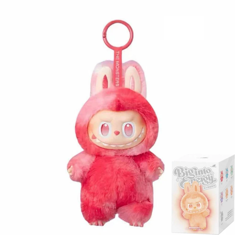 Miniso V2 LABU Monsters Heartbeat Macaron Enamel Face Cute Stuffed Pvc Figurine Tabletop Ornament Kawaii Toy Birthday For Kid