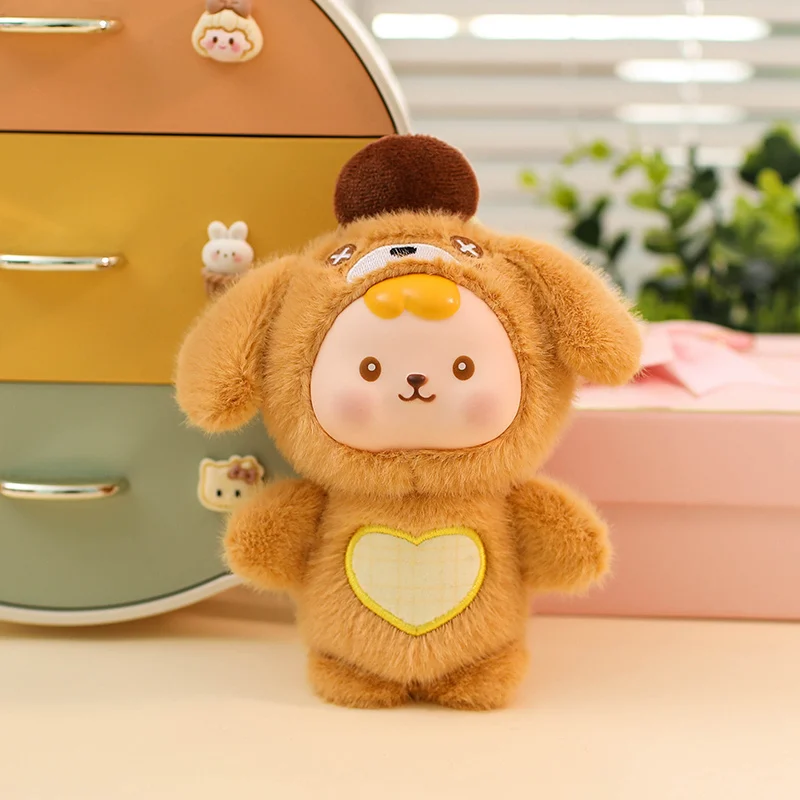 16cm Cute Vinyl Face Plush Toys Small Animal Plush Toy Pendant Panda,Dog, Rabbit,Cats,Plush Toys Soft Surprise Gifts For Kids