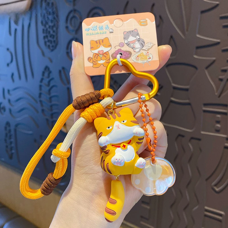 Cute Tail Wagging Cat Cat Keychain Cartoon Kitten Resin Pendant Girl Bag Accessories Student Schoolbag Key Chain Ring Pendant Cute Tail Wagging Cat Cat Keychain Cartoon Kitten Resin Pendant Girl Bag Accessories Student Schoolbag Key Chain Ring Pendant