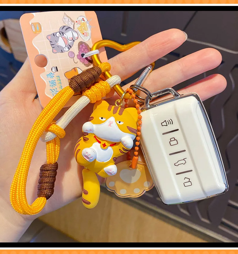 Cute Tail Wagging Cat Cat Keychain Cartoon Kitten Resin Pendant Girl Bag Accessories Student Schoolbag Key Chain Ring Pendant Cute Tail Wagging Cat Cat Keychain Cartoon Kitten Resin Pendant Girl Bag Accessories Student Schoolbag Key Chain Ring Pendant