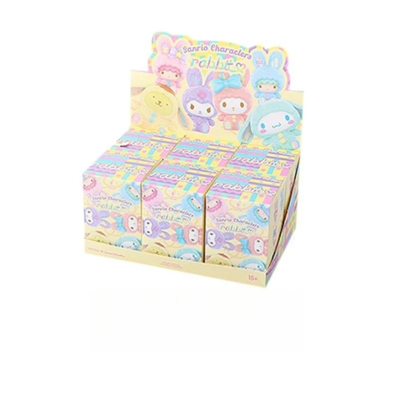 Sanrio Bunny series blind box Cinnamoroll Kuromi my melody hand-made desktop ornaments girl gift. toys