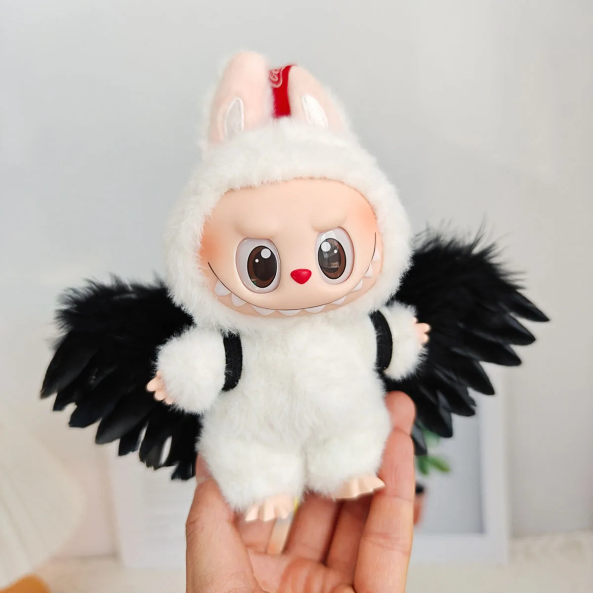 For Labubu V1 V2 Doll Wings Accessories Feather Gift DIY Mini Feather Angel Wing Newborn Props For Labubu V1 V2 Doll Wings Accessories Feather Gift DIY Mini Feather Angel Wing Newborn Props