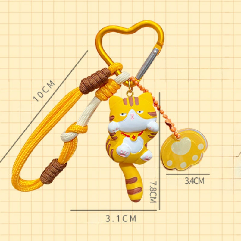 Cute Tail Wagging Cat Cat Keychain Cartoon Kitten Resin Pendant Girl Bag Accessories Student Schoolbag Key Chain Ring Pendant Cute Tail Wagging Cat Cat Keychain Cartoon Kitten Resin Pendant Girl Bag Accessories Student Schoolbag Key Chain Ring Pendant