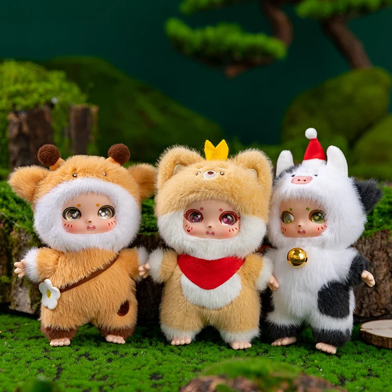 Adorable Vinyl Plush Toys Cartoon Dolls Surprise Box Action Figures Cute Keychain Backpack Pendant Back to School Anime Birthday