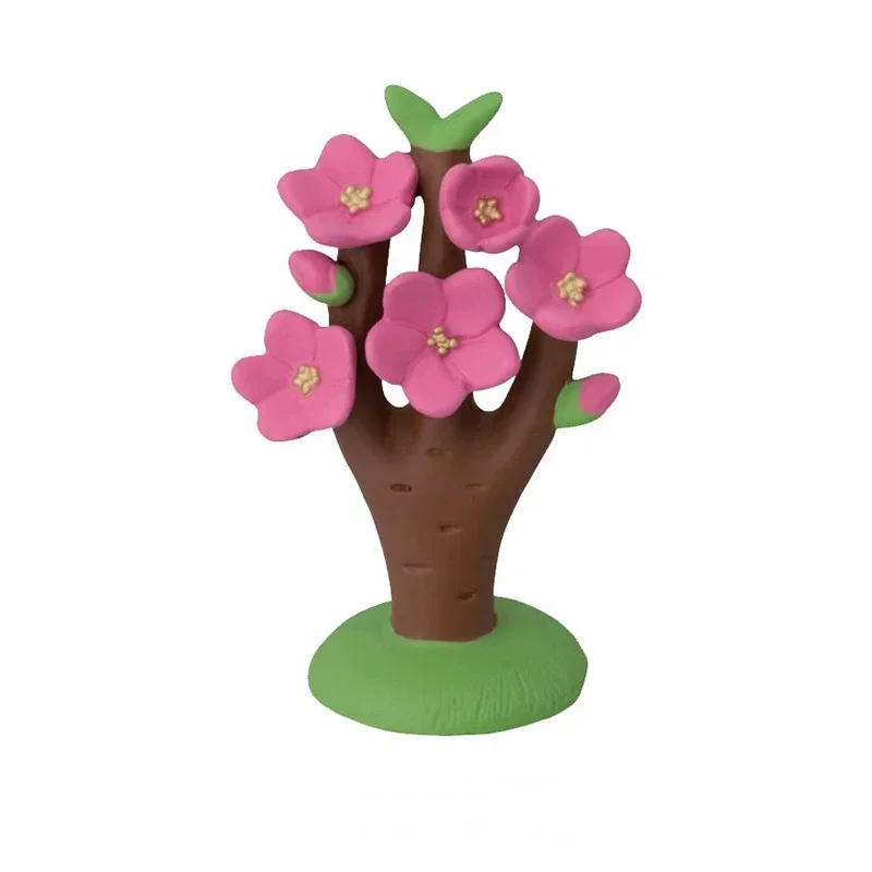ZAKKA Japanese Style Cute Cat Flower Appreciation Cherry Blossom Matcha INS Trendy Toy DIY Resin Handicraft Small Ornaments