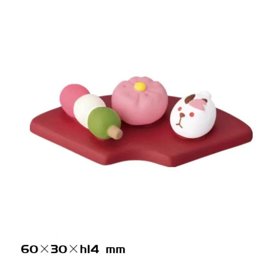 ZAKKA Japanese Style Cute Cat Flower Appreciation Cherry Blossom Matcha INS Trendy Toy DIY Resin Handicraft Small Ornaments